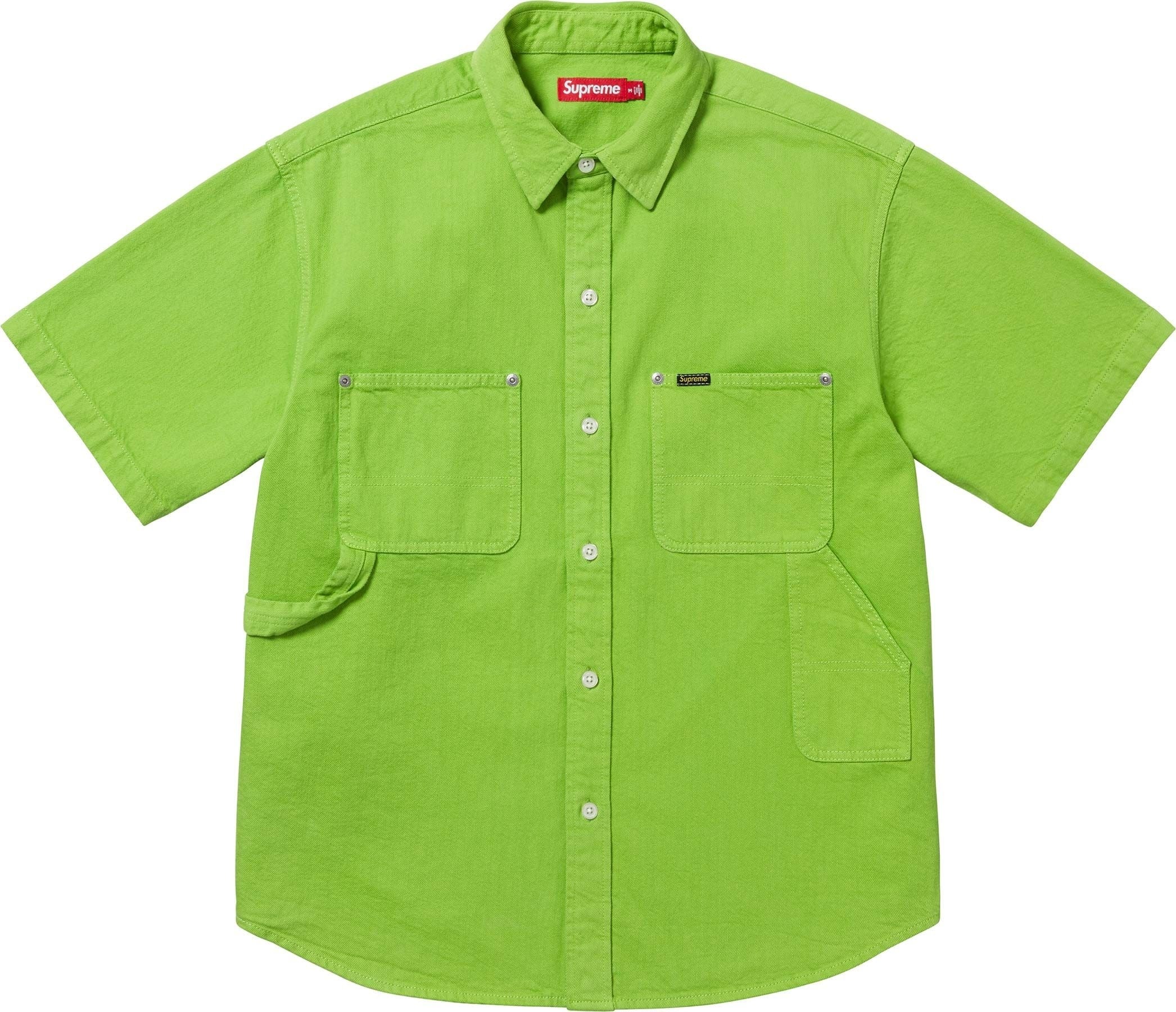 Loose Fit S/S Denim Painter Shirt view 3